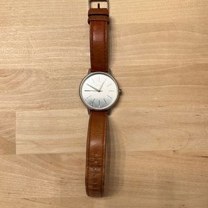 Nixon Leather Kensington Watch